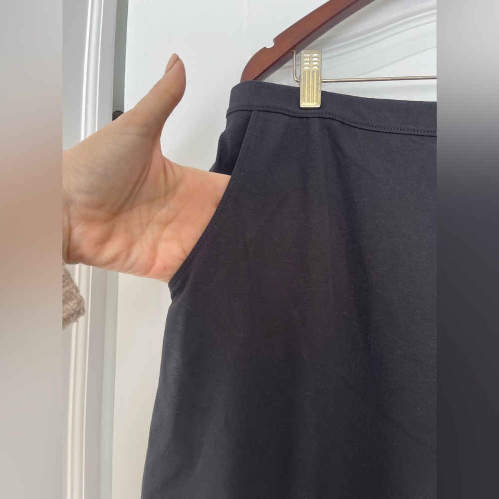 LL Bean Women’s Perfect Pants Straight Leg Black Size 2X Pull On Stretch NWT - Picture 5 of 8